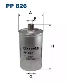 PP826 FILTRON Топливный фильтр PP826 FILTRON Топливный фильтр