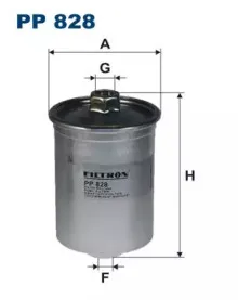 PP828 FILTRON Топливный фильтр PP828 FILTRON Топливный фильтр