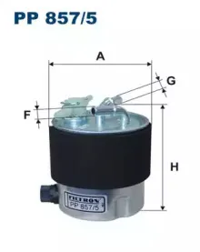 PP8575 FILTRON Топливный фильтр PP8575 FILTRON Топливный фильтр
