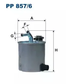 PP8576 FILTRON Топливный фильтр PP8576 FILTRON Топливный фильтр