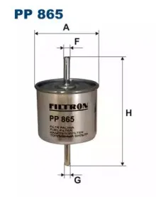 PP865 FILTRON Топливный фильтр PP865 FILTRON Топливный фильтр