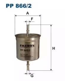 PP8662 FILTRON Топливный фильтр PP8662 FILTRON Топливный фильтр