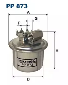 PP873 FILTRON Топливный фильтр PP873 FILTRON Топливный фильтр