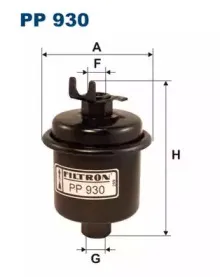 PP930 FILTRON Топливный фильтр PP930 FILTRON Топливный фильтр