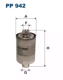 PP942 FILTRON Топливный фильтр PP942 FILTRON Топливный фильтр