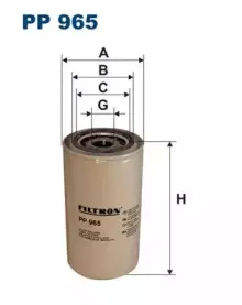 PP965 FILTRON Топливный фильтр PP965 FILTRON Топливный фильтр