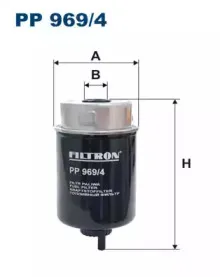 PP9694 FILTRON Топливный фильтр PP9694 FILTRON Топливный фильтр