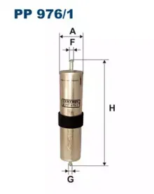 PP9761 FILTRON Топливный фильтр PP9761 FILTRON Топливный фильтр
