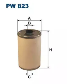 PW823 FILTRON Топливный фильтр PW823 FILTRON Топливный фильтр