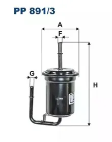PP8913 FILTRON Топливный фильтр PP8913 FILTRON Топливный фильтр