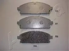 50-01-154 ASHIKA Комплект тормозных колодок, дисковый тормоз 50-01-154 ASHIKA Комплект тормозных колодок, дисковый тормоз