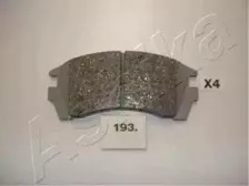 50-01-193 ASHIKA Комплект тормозных колодок, дисковый тормоз 50-01-193 ASHIKA Комплект тормозных колодок, дисковый тормоз