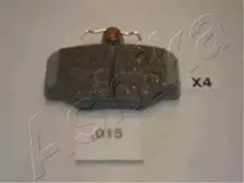 51-00-015 ASHIKA Комплект тормозных колодок, дисковый тормоз 51-00-015 ASHIKA Комплект тормозных колодок, дисковый тормоз