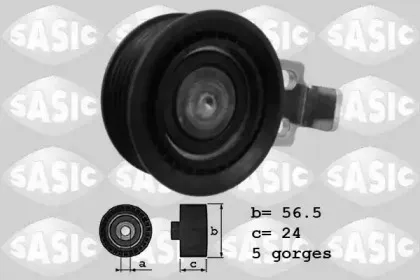 1624057 SASIC Натяжитель ремня, клиновой зубча 1624057 SASIC Натяжитель ремня, клиновой зубча
