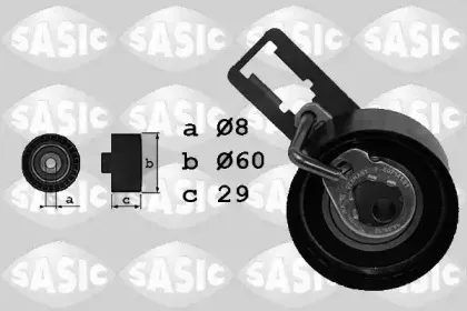 1700027 SASIC Натяжной ролик, ремень ГРМ 1700027 SASIC Натяжной ролик, ремень ГРМ