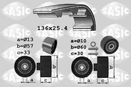 1750035 SASIC Комплект ремня ГРМ 1750035 SASIC Комплект ремня ГРМ