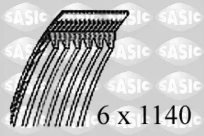 1774045 SASIC Поликлиновой ремень 1774045 SASIC Поликлиновой ремень