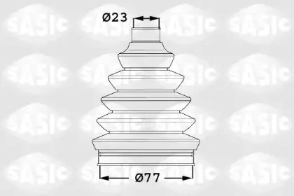 1906049 SASIC Комплект пылника, приводной вал 1906049 SASIC Комплект пылника, приводной вал