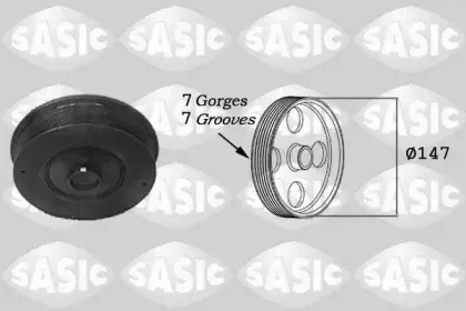 2154005 SASIC Ременный шкив, коленчатый вал 2154005 SASIC Ременный шкив, коленчатый вал