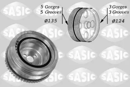 2156045 SASIC Ременный шкив, коленчатый вал 2156045 SASIC Ременный шкив, коленчатый вал