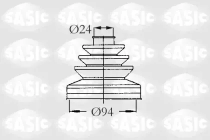 2873493 SASIC Комплект пылника, приводной вал 2873493 SASIC Комплект пылника, приводной вал