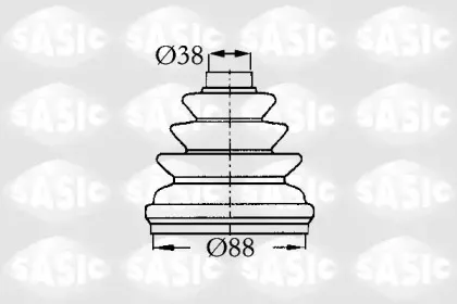2873803 SASIC Комплект пылника, приводной вал 2873803 SASIC Комплект пылника, приводной вал