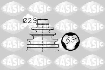 2873883 SASIC Комплект пылника, приводной вал 2873883 SASIC Комплект пылника, приводной вал