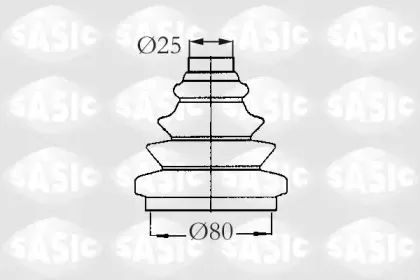 2933013 SASIC Комплект пылника, приводной вал 2933013 SASIC Комплект пылника, приводной вал