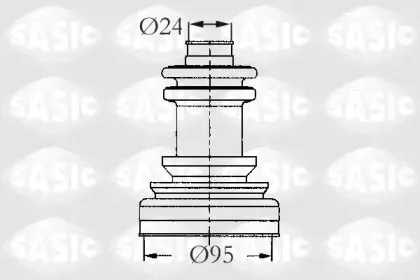 2933423 SASIC Комплект пылника, приводной вал 2933423 SASIC Комплект пылника, приводной вал