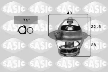 3306024 SASIC Термостат, охлаждающая жидкость 3306024 SASIC Термостат, охлаждающая жидкость