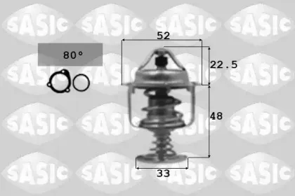 3306065 SASIC Термостат, охлаждающая жидкость 3306065 SASIC Термостат, охлаждающая жидкость