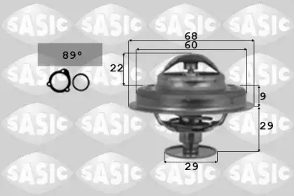3381041 SASIC Термостат, охлаждающая жидкость 3381041 SASIC Термостат, охлаждающая жидкость