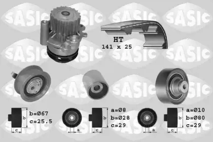 3906001 SASIC Водяной насос + комплект зубчатого ремня 3906001 SASIC Водяной насос + комплект зубчатого ремня