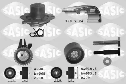 3906004 SASIC Водяной насос + комплект зубчатого ремня 3906004 SASIC Водяной насос + комплект зубчатого ремня