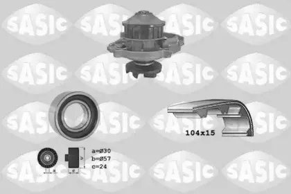 3906015 SASIC Водяной насос + комплект зубчатого ремня 3906015 SASIC Водяной насос + комплект зубчатого ремня