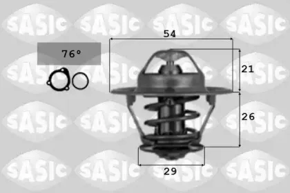 4000367 SASIC Термостат, охлаждающая жидкость 4000367 SASIC Термостат, охлаждающая жидкость