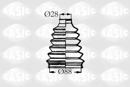 4003455 SASIC Комплект пылника, приводной вал 4003455 SASIC Комплект пылника, приводной вал