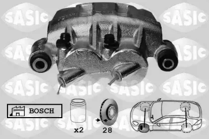 6504030 SASIC Тормозной суппорт 6504030 SASIC Тормозной суппорт