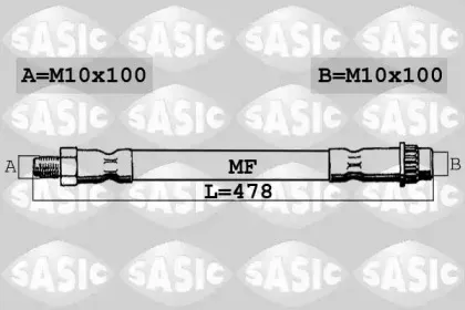 6600014 SASIC Тормозной шланг 6600014 SASIC Тормозной шланг
