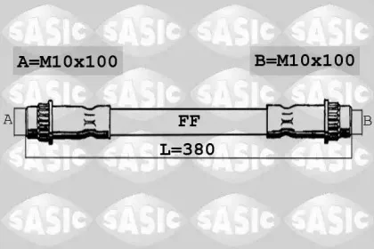 6600041 SASIC Тормозной шланг 6600041 SASIC Тормозной шланг