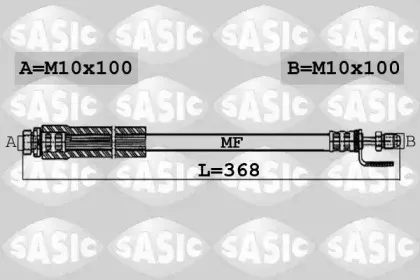 6606080 SASIC Тормозной шланг 6606080 SASIC Тормозной шланг