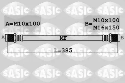 6606233 SASIC Тормозной шланг 6606233 SASIC Тормозной шланг