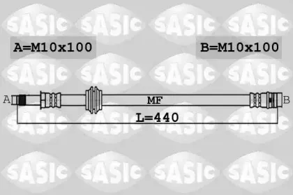 6606244 SASIC Тормозной шланг 6606244 SASIC Тормозной шланг