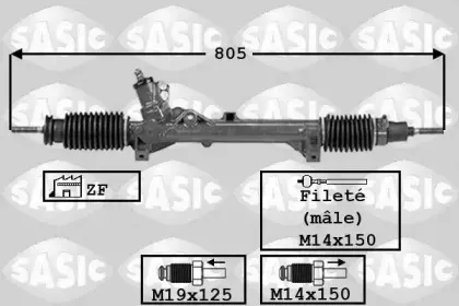 7006032 SASIC Рулевой механизм 7006032 SASIC Рулевой механизм