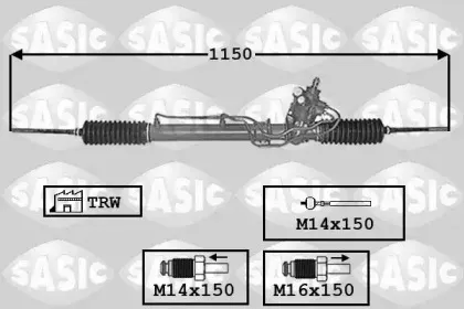 7006162 SASIC Рулевой механизм 7006162 SASIC Рулевой механизм