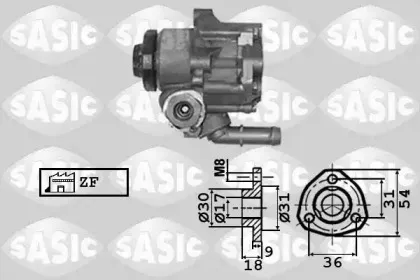 7076024 SASIC Гидравлический насос, рулевое управление 7076024 SASIC Гидравлический насос, рулевое управление