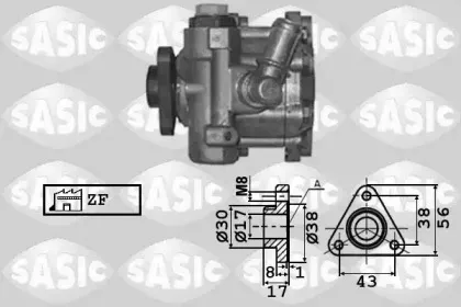 7076025 SASIC Гидравлический насос, рулевое управление 7076025 SASIC Гидравлический насос, рулевое управление