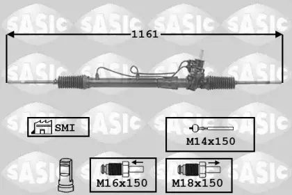 7174006 SASIC Рулевой механизм 7174006 SASIC Рулевой механизм