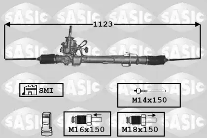 7174022 SASIC Рулевой механизм 7174022 SASIC Рулевой механизм