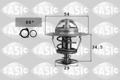 9000074 SASIC Термостат, охлаждающая жидкость 9000074 SASIC Термостат, охлаждающая жидкость